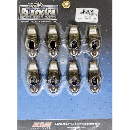 Elgin ICE400840 Rocker Arms for Small Block Chevy - 1.5 Ratio 0.375 Stud, 8PK ELGICE400840