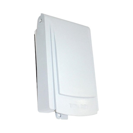 Sigma Engineered Solutions Slimline Rectangle Plastic 1 Gang InUse Cover for Protection From Weather White 3549920