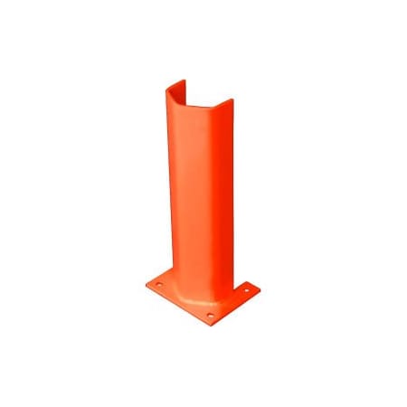Bluff Mfg 1/4" Thick 18" H Steel Post Protector Orange 1/4PO18GO