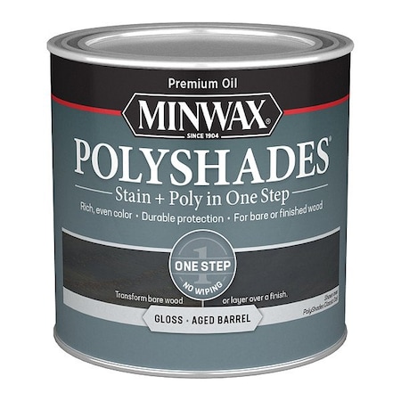 Minwax Wood Stain, 0.5 pt, Aged Barrel 214994444