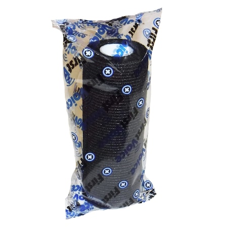 First Voice Self-Adhesive Bandage, 5" x 5yds (4-Pack), Black TS-3192-4B