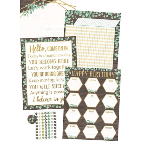 Teacher Created Resources Eucalyptus Classroom Essentials Chart Pack 2088549