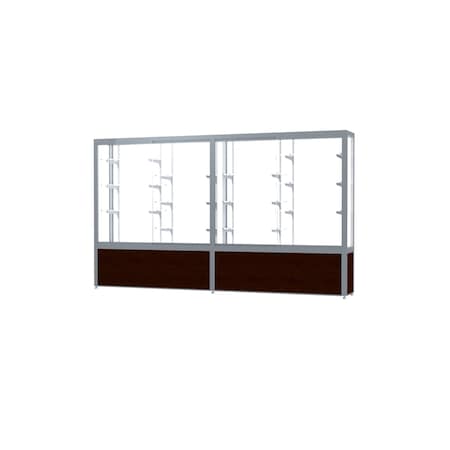 Ghent Display Case 120x66x16, Satin, Walnut 10410WB-SN-W