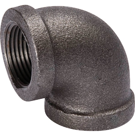 Southland 1-1/4'' 90 Deg. Malleable Black Iron Elbow, 1/4 Bend 520-006BG