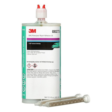 3M Floor Adhesive, 8273 Series, Light Beige, 28 oz, Cartridge 08273