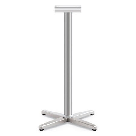 Hon Arrange X-Leg Base for 30-36" Tops, 25.59w x 25.59d x 40h, Silver HCT42MX.PR8
