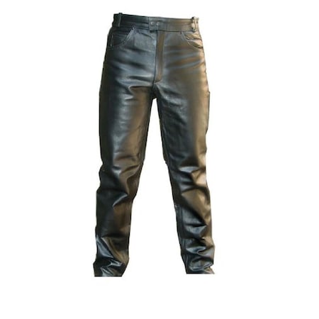 Shelter Motorcycle Leather Pants without Knee seams - Size 36 606-36
