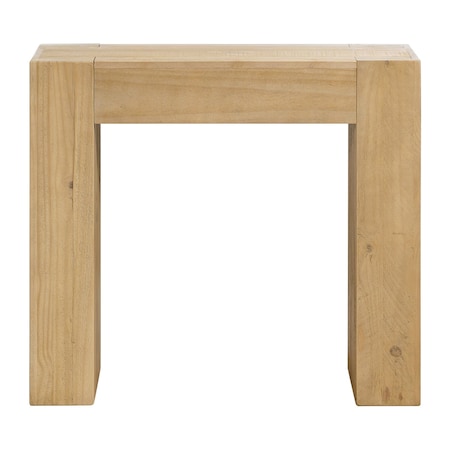 Alaterre Furniture Stockyard Solid Wood Console Table 36 in Modern Farmhouse Small Entryway Table AFTBL-037