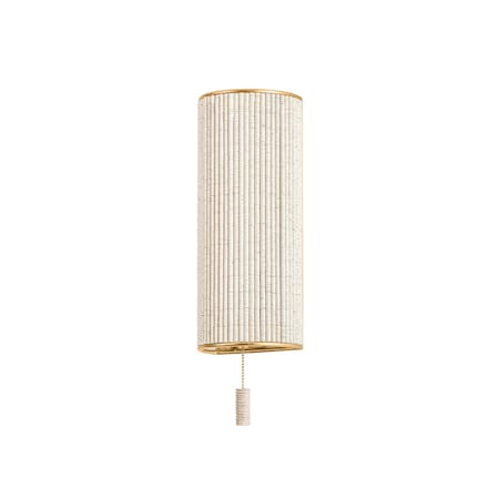 Hudson Valley Lighting Hampden 1 Light Wall Sconce 5.75 In. Vintage Gold Leaf 2518-VGL