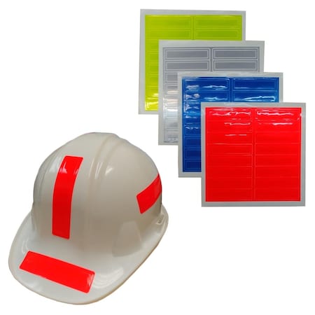 Entretenimiento Reflective Helmet Stickers, White EN3280851
