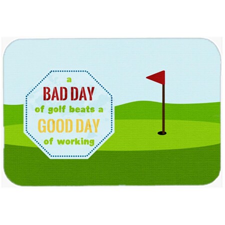 Carolines Treasures A Bad Day At Golf Glass Cutting Board - Large SB3091LCB