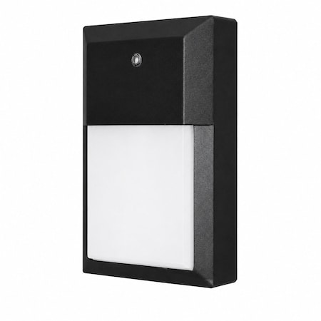 Euri Lighting Mini LED Wall Pack, 15.8W, 1600 lm, 5CCT, Photocell, Wet Rated, ETL/FCC EOL-WL02BK-2100e