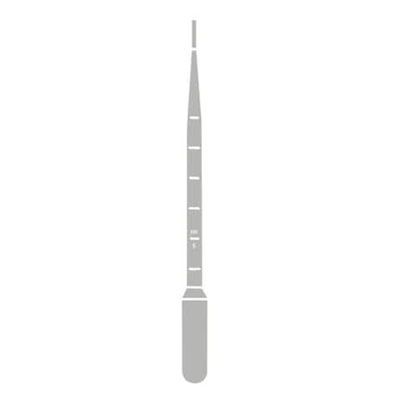 Nalge Nunc Disposable Plastic Transfer Pipettes, Graduated 3 ml Large Bulb, 500 per Package, 500PK 147512