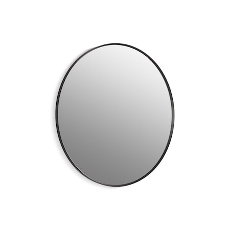 Kohler Essential 42" round framed mirror 31370-BLL