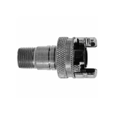 Dixon Valve Dual Lock Quick Acting Couplings, 1/2 in x 3/4 in (NPT), Male Coupling 238-4PM6