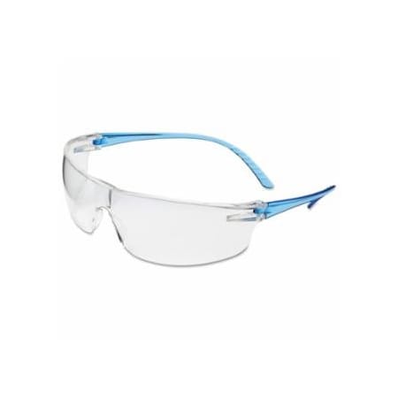 Uvex SVP 200 Series Eyewear, Clear Lens, Anti-Fog, Blue Frame, 10PK 763-SVP205
