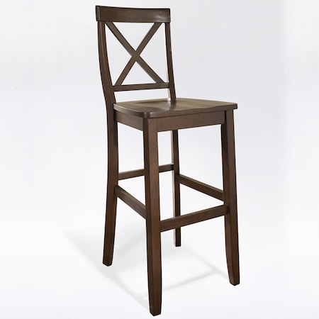 Crosley X-Back 2-Piece Bar Stool Set CF500430-MA