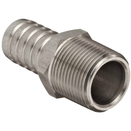 Msi Products 2inMPTx2in INDUSTRIAL 316 Stainless Steel Hose Barb A3284032