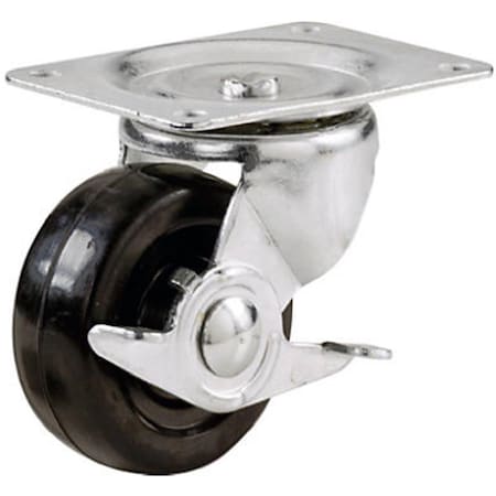 Shepherd Hardware 9543 3 in. Polypropylene Wheel Swivel Plate Caster 843196