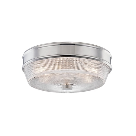 Mitzi Lacey 2 Light Flush Mount 4.75 In. Polished Nickel H309501-PN