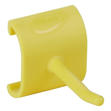 Vikan Part Hook for Wall Brackets, Yellow 10046