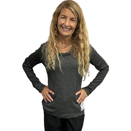 Seraphina Safety Apparel Women's Active Flame-Resistant Longseeve Crew Neck Shirt, Gray, S CXWLSC