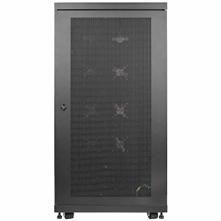 Eaton Tripp Lite Series SmartRack 24U Standard-Depth Half-Height Rack Enclosure for Harsh Environments SR24UBFFD