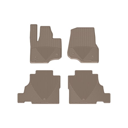 Weathertech Tan, Front and Rear All Weather Floor Mats W477TN-W478TN