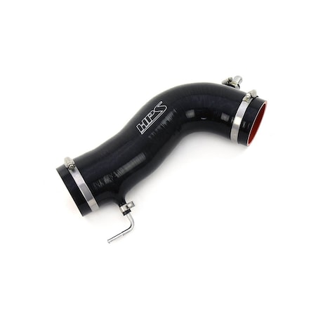 Hps Performance High Temp Reinforced Silicone Air Intake Hose Kit, Black,  57-2051-BLK