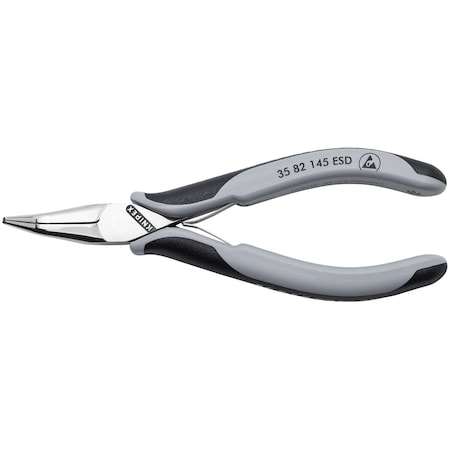 Knipex Electronics  Angled Pliers, 5 3/4 in L 35 82 145 ESD