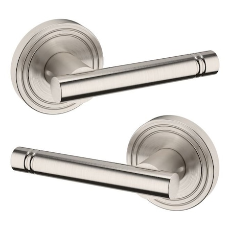 Baldwin Residential Door Levers Passage Reversible Lifetime Satin Nickel 5138056PASS