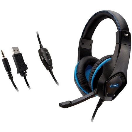 Ilive Adjustable 40mm Gaming Headphones IAHG19B