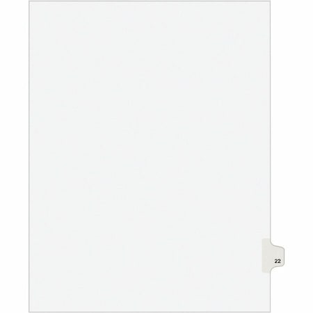 Avery Dividers, Index, Sidetab, 22 25PK AVE01022