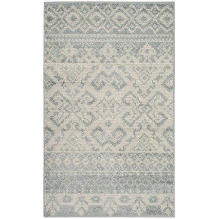 Safavieh Adirondack Power Loomed Small Rectangle RugsSlate & Ivory 4 x 6 ft. ADR107T-4