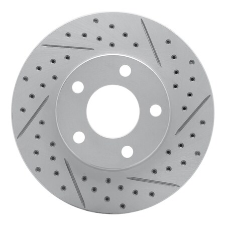 Dynamic Friction Co DFC Geoperformance Rotor - Drilled and Slotted 830-54033R