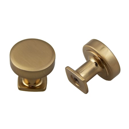 Pride Industrial 1-1/4in Diameter Manhattan Cabinet Knob Rose Gold Finish K1218RG