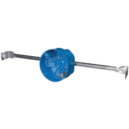 Carlon Electrical Box, 20 cu in, Ceiling Box Type, 1 Gang, Polycarbonate, Round Shape B620KR-UPC