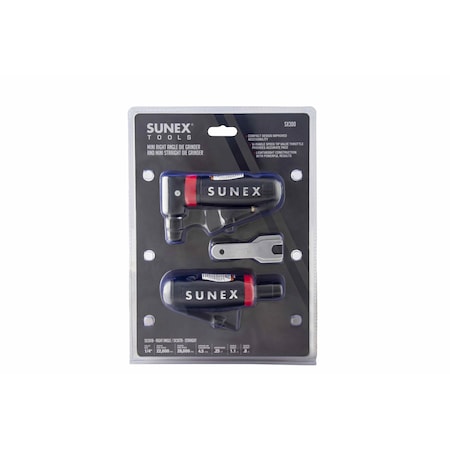 Sunex Two Pack Of Mini Die Grinders Sx301B and Sx307B SX300