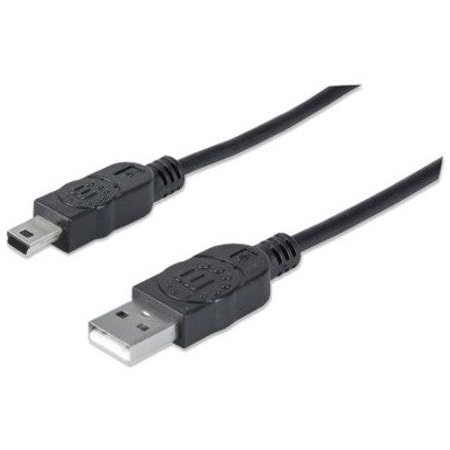 Manhattan 6 Ft Usb 2.0 Mini-B Cable 333375