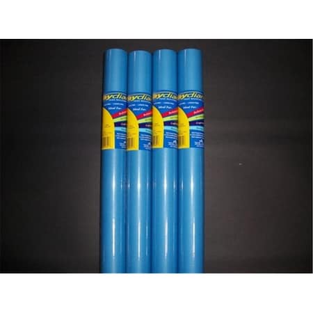 Riteco Raydiant Fade Resistant Art Rolls Bright Blue 48 In. X 12 Ft. 4 Pack, 4PK 80153