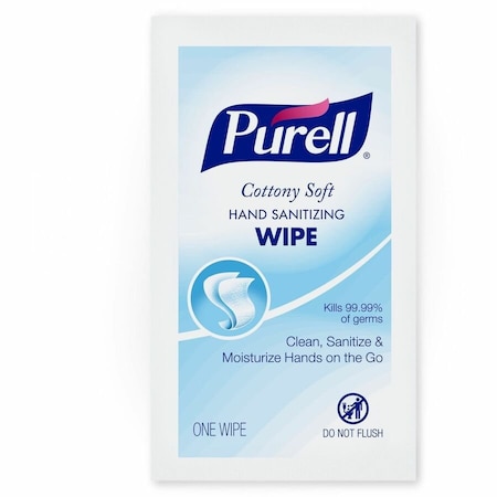 Purell Hand Sanitizer Wipes, Packet, 1,000 Wipes per Container, Alcohol, Cottony Soft 9026-1M
