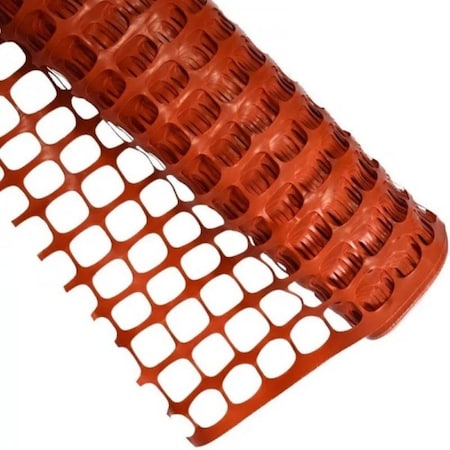 Farm Plastic Supply Orange Safety Fence, 4ftx100ft, Orange Barrier Fence Z-Orange-Fence-4001