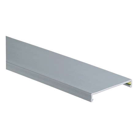 Panduit Wire Duct Cover, Hinging, Gray, L 6 Ft HC1.5LG6