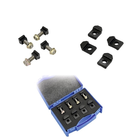 Hhip 16 Piece M10 Steel Hold Down Clamp Kit 3906-0332