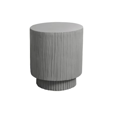 Monarch Specialties Accent Table 25"h, Indoor or Outdoor, Nightstand, Round, Side Table, Grey, Modern I 4148