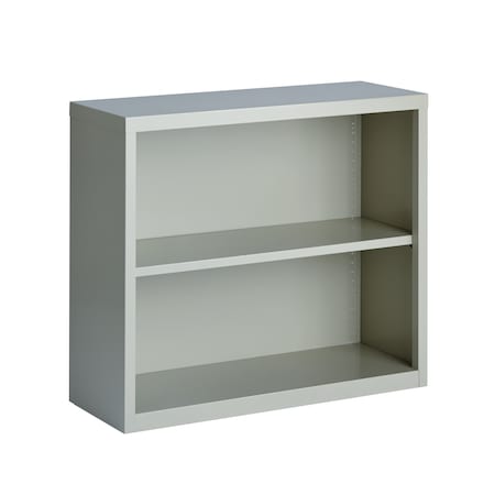 Hirsh Bookcase, 30" H, 34 1/2" W, Light Gray 21988