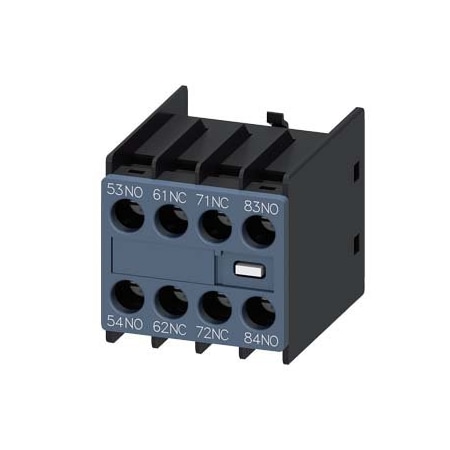 Siemens auxiliary switch, on the front, 2 NO + 2 NC, 53/54, 61/62, 71/72, 83/84 3RH2911-1GA22