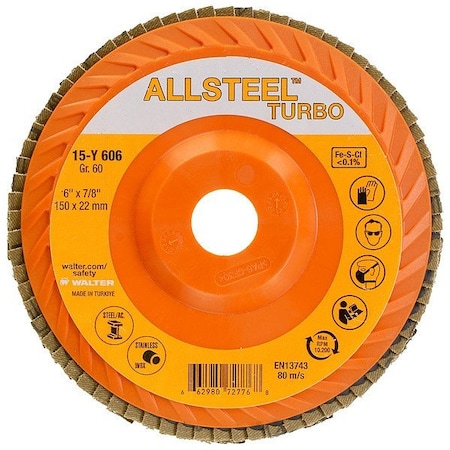 Walter Sanding Discs, 6" dia., PK25 15X602