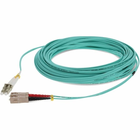 Add-On This Is A 50M Lc (Male) To Sc (Male) Aqua Duplex Riser-Rated Fiber ADD-SC-LC-50M5OM3
