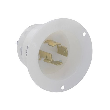 Leviton Industrial Grade Flanged Inlet 20 Amp, 250 Volt 3-Phase 2425